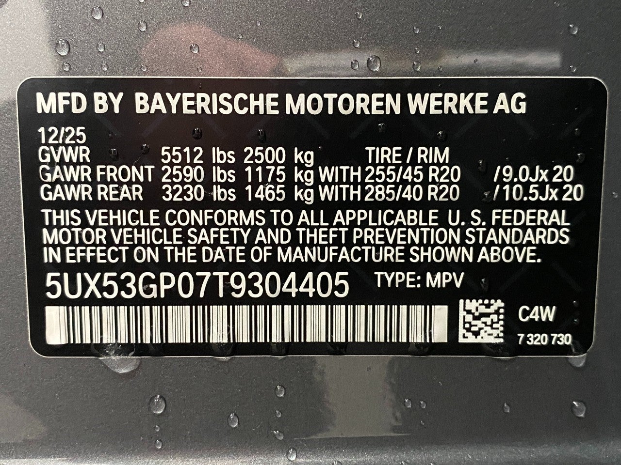 2026 BMW X3 30 xDrive Sports Activity Vehicle