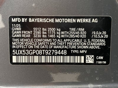 2026 BMW X3 30 xDrive Sports Activity Vehicle