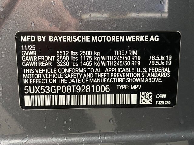 2026 BMW X3 30 xDrive Sports Activity Vehicle