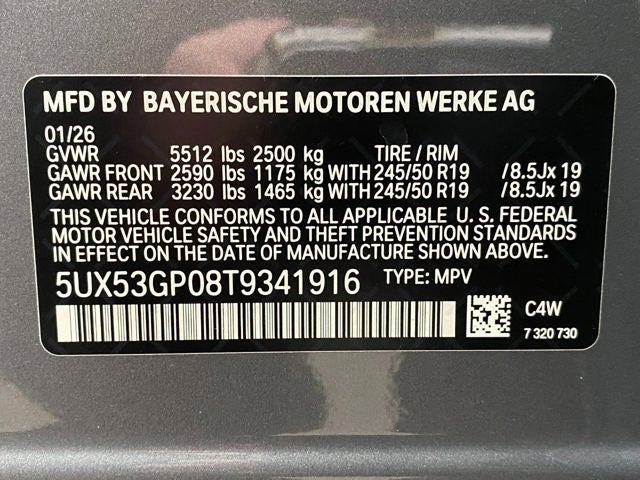 2026 BMW X3 30 xDrive Sports Activity Vehicle