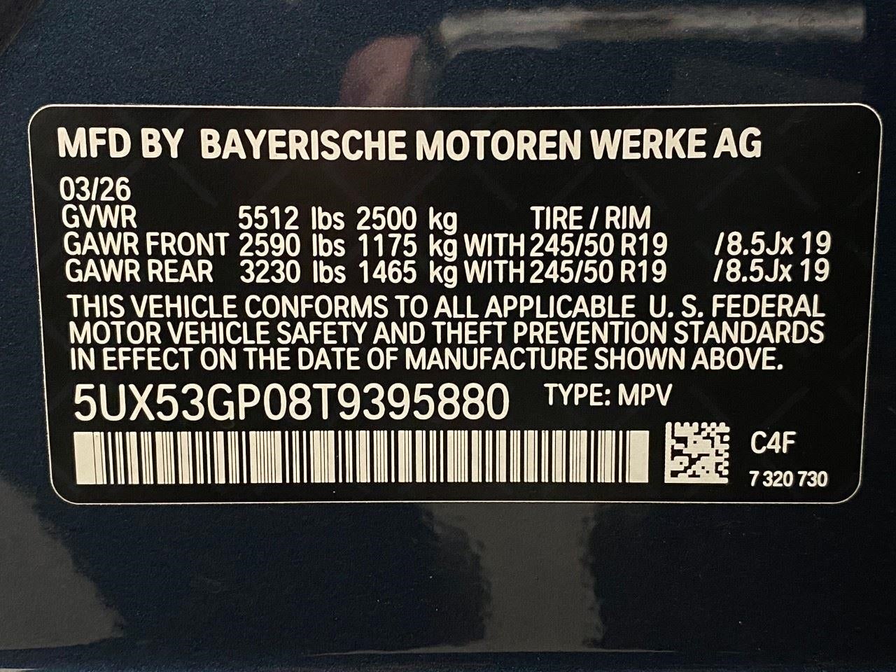 2026 BMW X3 30 xDrive Sports Activity Vehicle
