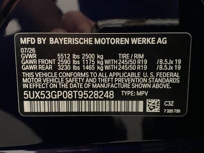 2026 BMW X3 30 xDrive Sports Activity Vehicle