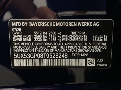 2026 BMW X3 30 xDrive Sports Activity Vehicle