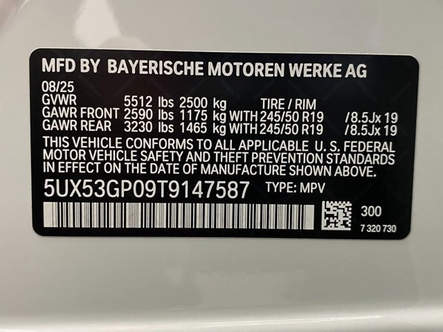 2026 BMW X3 30 xDrive Sports Activity Vehicle