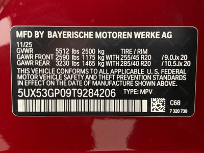 2026 BMW X3 30 xDrive Sports Activity Vehicle