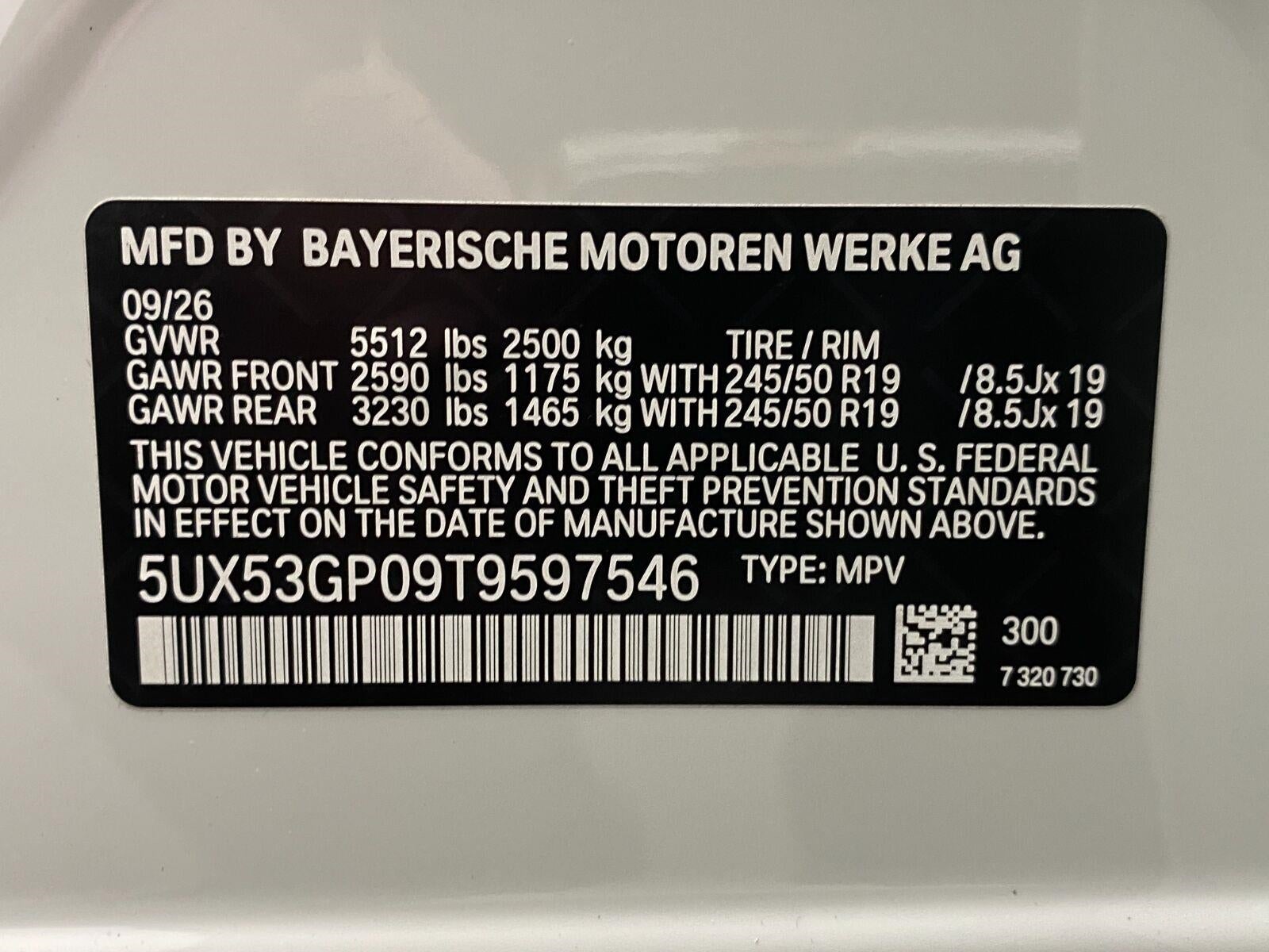 2026 BMW X3 30 xDrive Sports Activity Vehicle