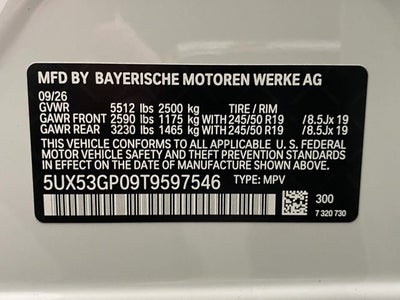 2026 BMW X3 30 xDrive Sports Activity Vehicle