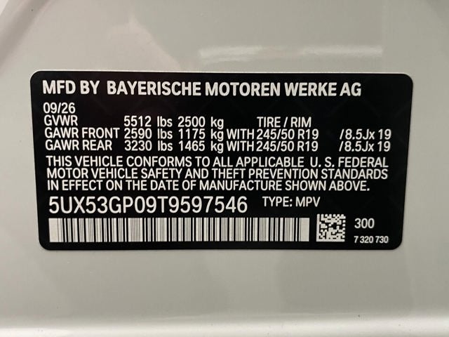2026 BMW X3 30 xDrive Sports Activity Vehicle