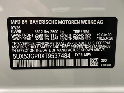 2026 BMW X3 30 xDrive Sports Activity Vehicle