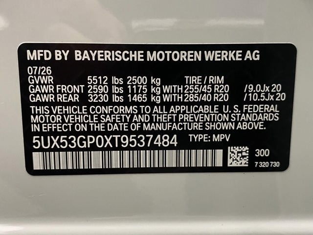 2026 BMW X3 30 xDrive Sports Activity Vehicle