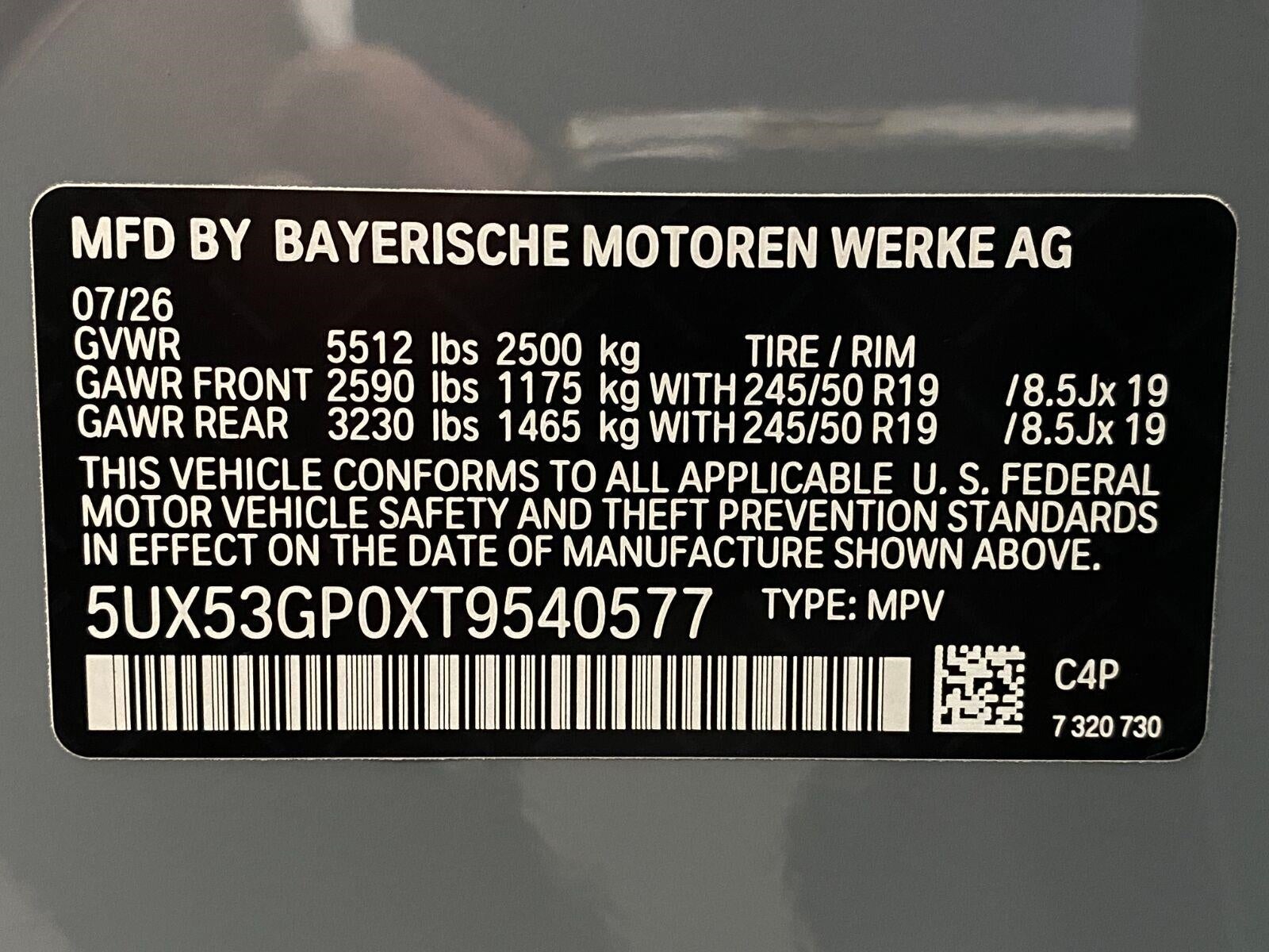 2026 BMW X3 30 xDrive Sports Activity Vehicle
