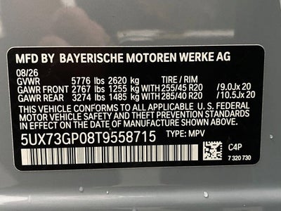 2026 BMW X3 M50 xDrive Sports Activity Vehicle