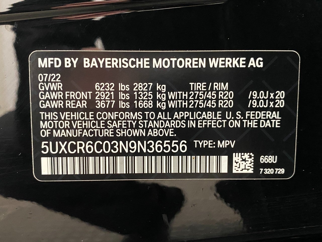 2022 BMW X5 xDrive40i Sports Activity Vehicle