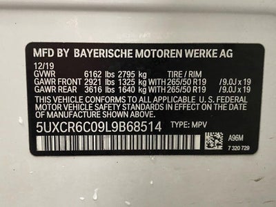 2020 BMW X5 xDrive40i Sports Activity Vehicle