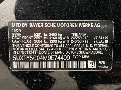 2021 BMW X3 xDrive30i Sports Activity Vehicle