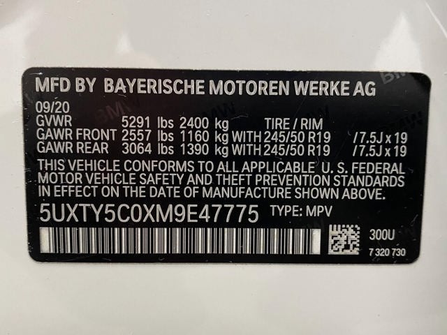 2021 BMW X3 xDrive30i Sports Activity Vehicle