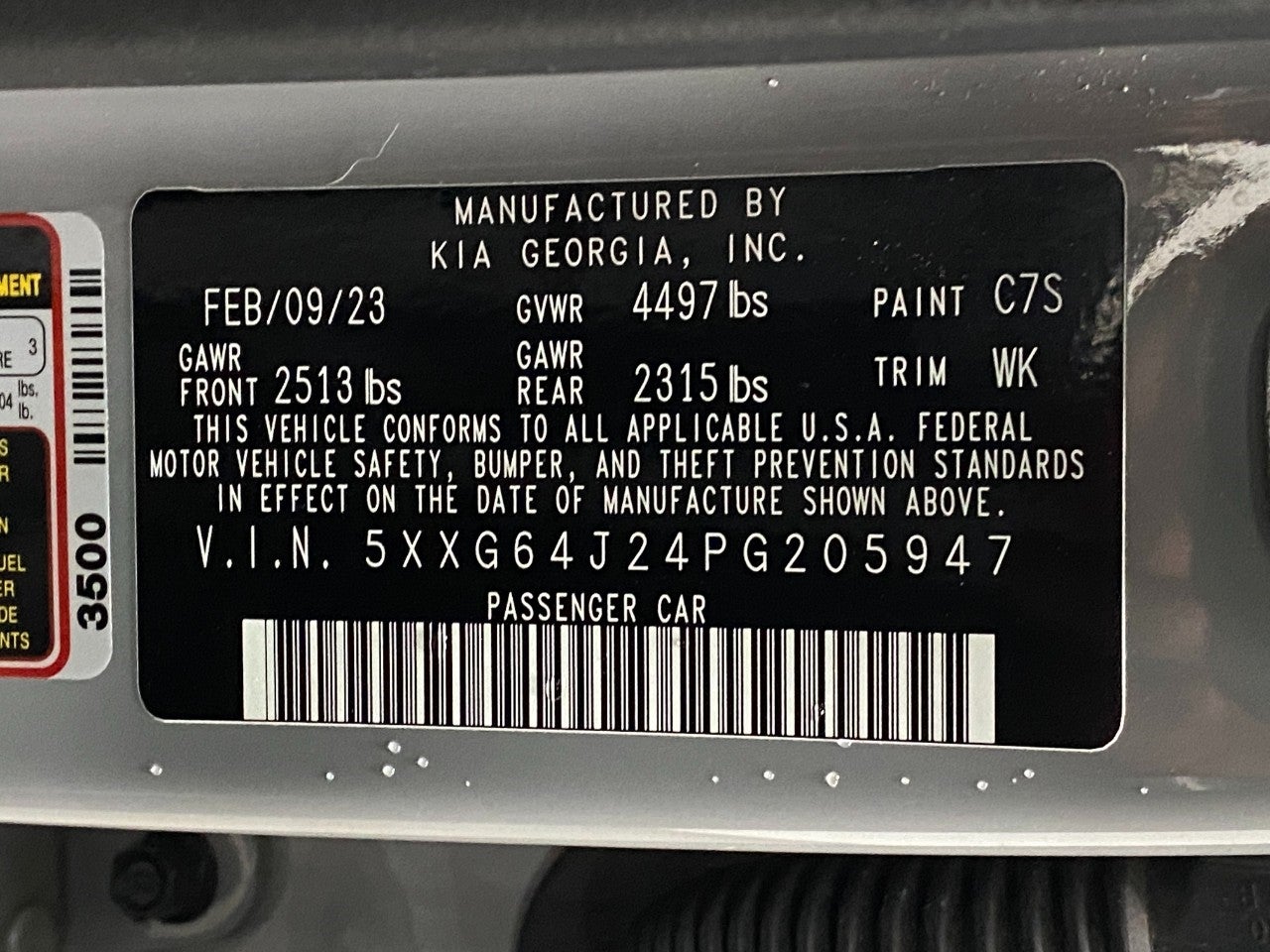 2023 Kia K5 GT-Line Auto AWD