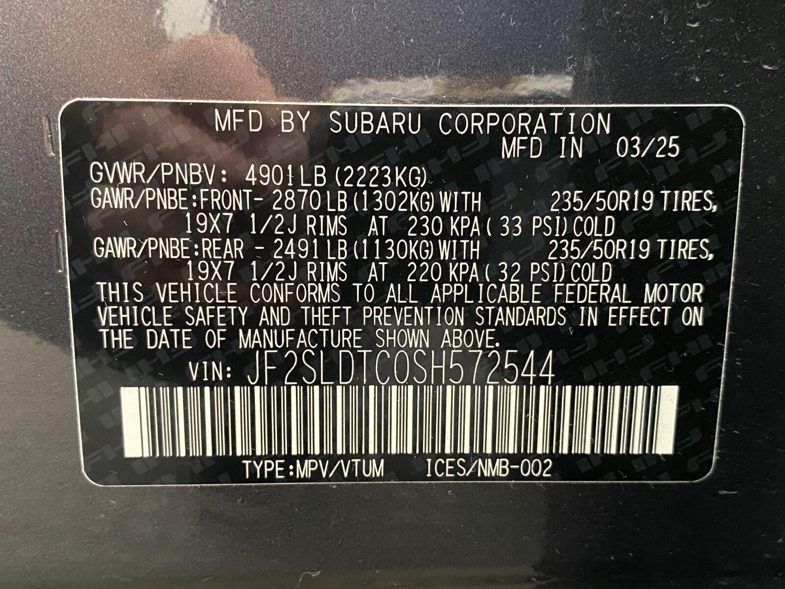 2025 Subaru Forester Touring AWD