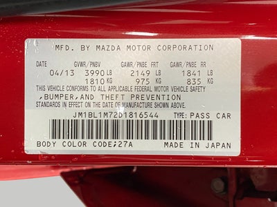 2013 Mazda Mazda3 5dr HB Auto i Grand Touring