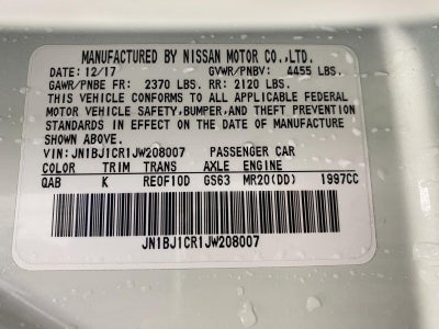 2018 Nissan Rogue Sport AWD SL