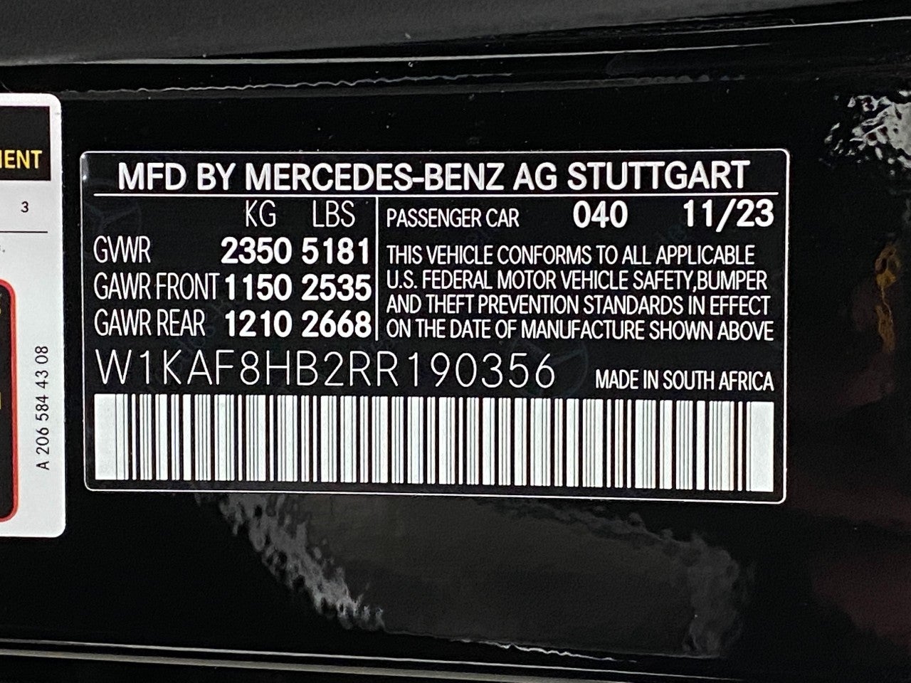 2024 Mercedes-Benz C-Class AMG® C 43 4MATIC® Sedan