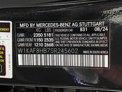 2025 Mercedes-Benz C-Class AMG® C 43 4MATIC® Sedan
