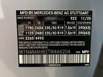 2026 Mercedes-Benz GLB GLB 250 4MATIC® SUV