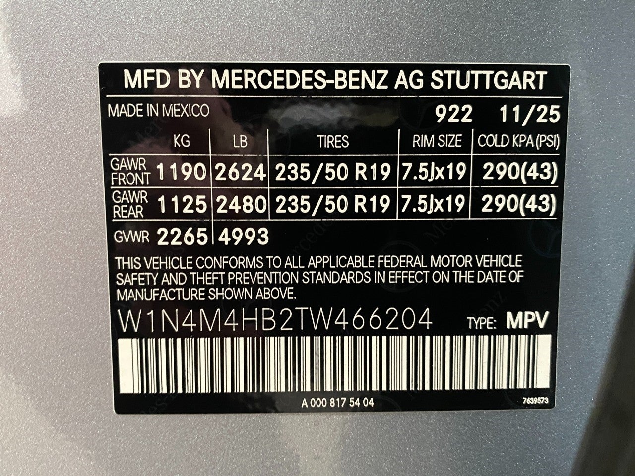 2026 Mercedes-Benz GLB GLB 250 4MATIC® SUV