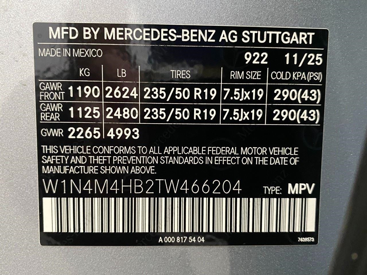 2026 Mercedes-Benz GLB GLB 250 4MATIC® SUV
