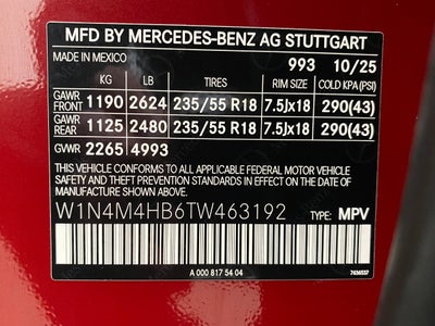 2026 Mercedes-Benz GLB GLB 250 4MATIC® SUV