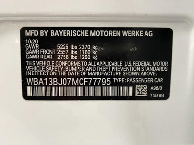 2021 BMW 530i xDrive 530i xDrive Sedan
