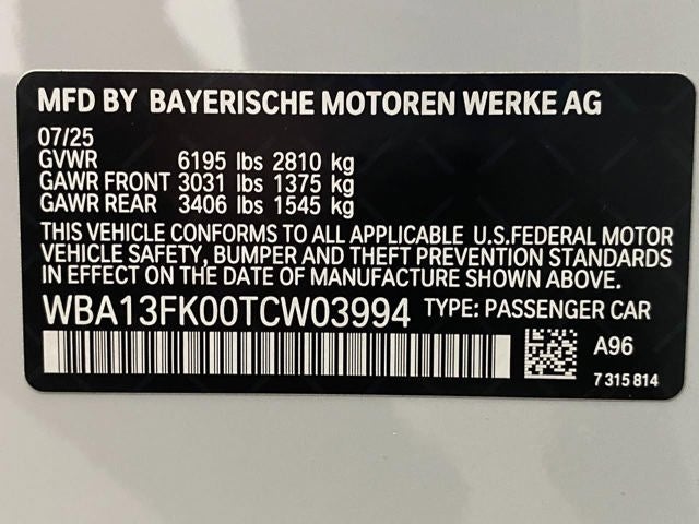 2026 BMW 550e 550e xDrive Sedan