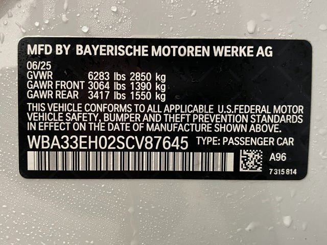 2025 BMW 740i xDrive 740i xDrive Sedan