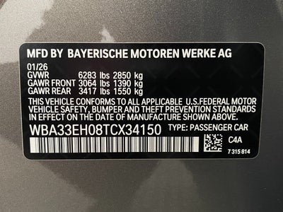 2026 BMW 740i 740i xDrive Sedan