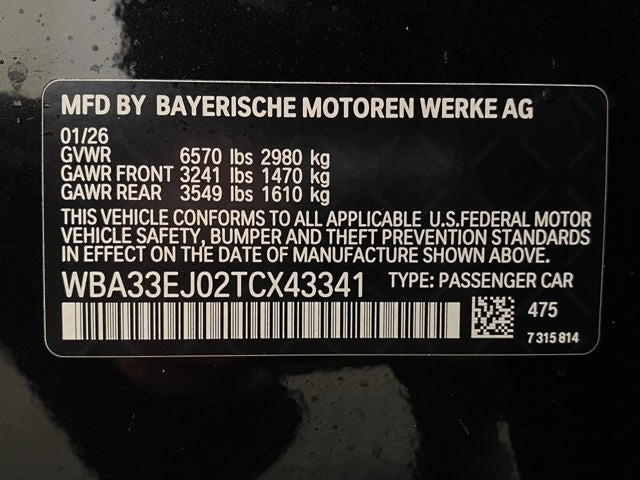 2026 BMW 760i 760i xDrive Sedan