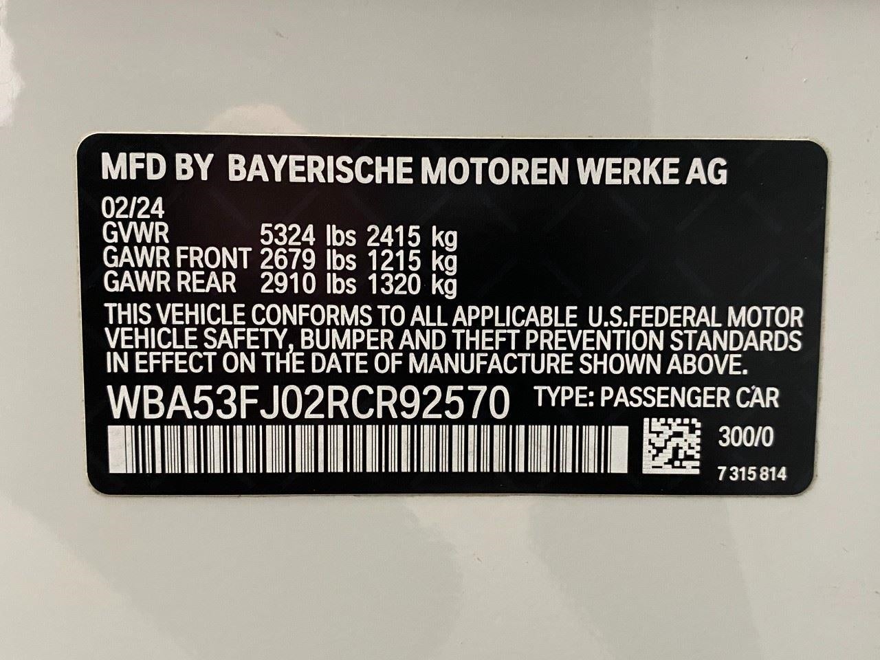 2024 BMW 530i xDrive 530i xDrive Sedan