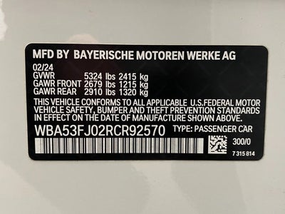 2024 BMW 530i xDrive 530i xDrive Sedan