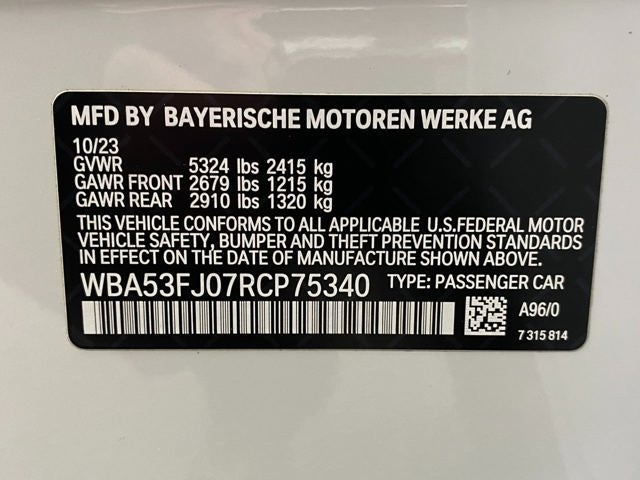 2024 BMW 530i xDrive 530i xDrive Sedan