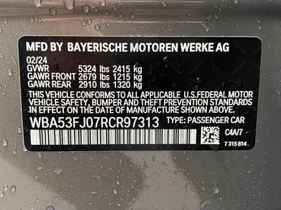 2024 BMW 530i 530i xDrive Sedan