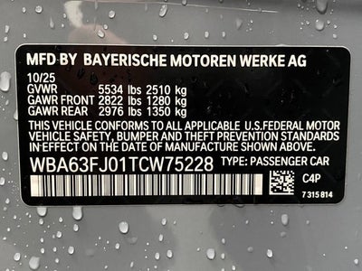 2026 BMW 540i 540i xDrive Sedan