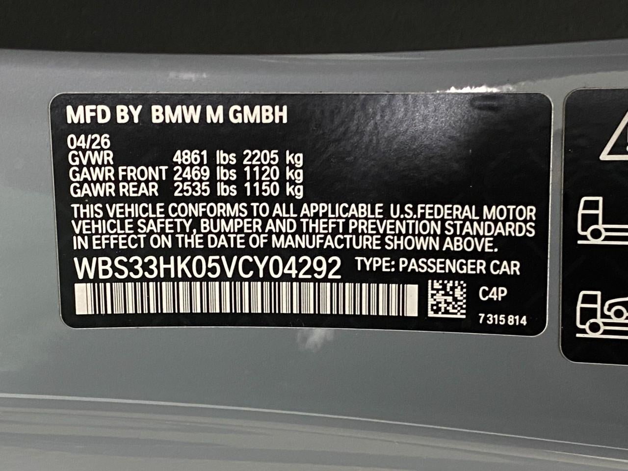 2027 BMW M4 Competition xDrive Coupe