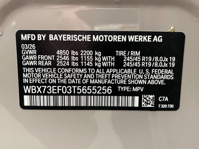 2026 BMW X1 xDrive28i Sports Activity Vehicle