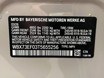 2026 BMW X1 xDrive28i Sports Activity Vehicle