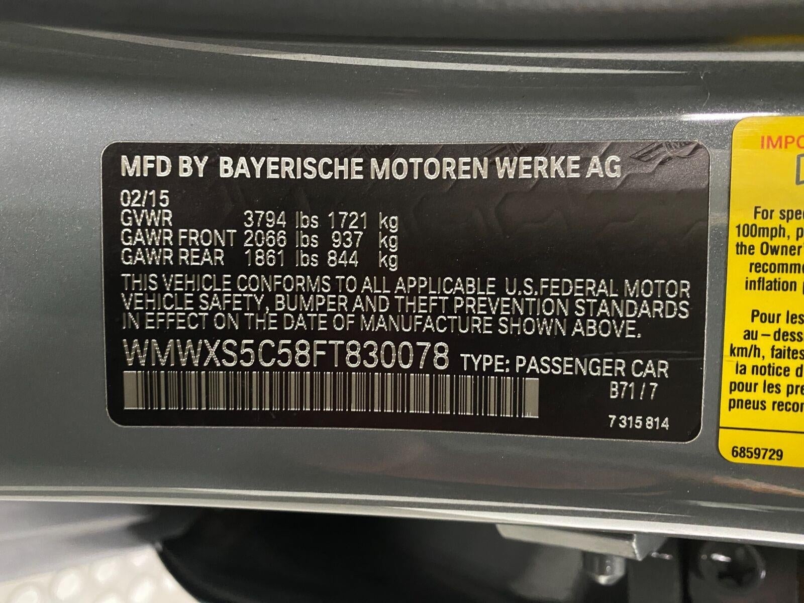 2015 MINI Cooper Hardtop 4 Door 4dr HB