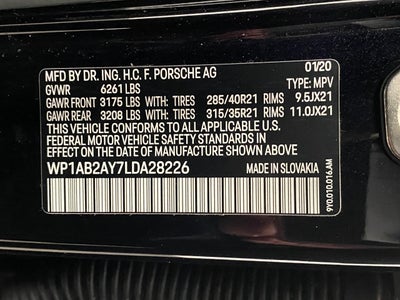 2020 Porsche Cayenne S