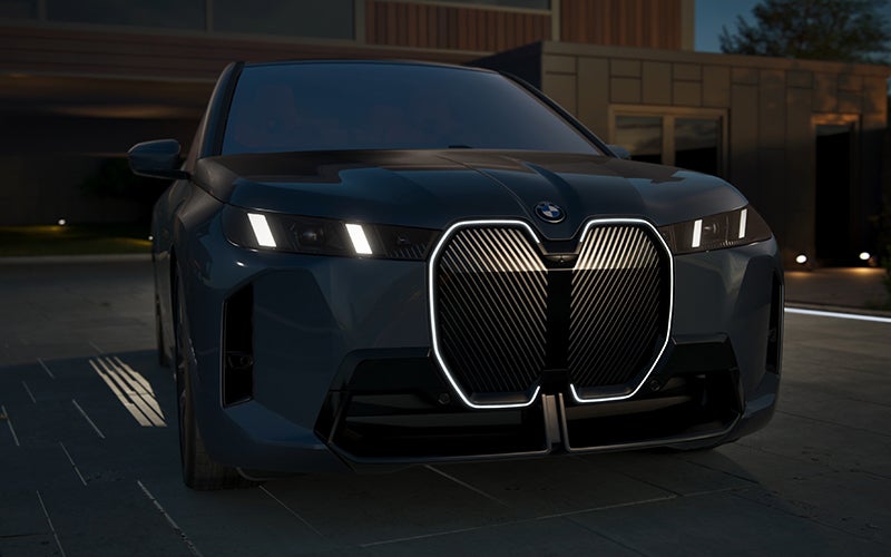 The BMW iX illuminated kidney grille. |Enterprise BMW in Appleton WI