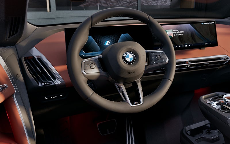 The BMW iX steering wheel. | Enterprise BMW in Appleton WI