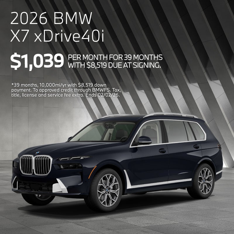 2026 BMW X7 xDrive40i