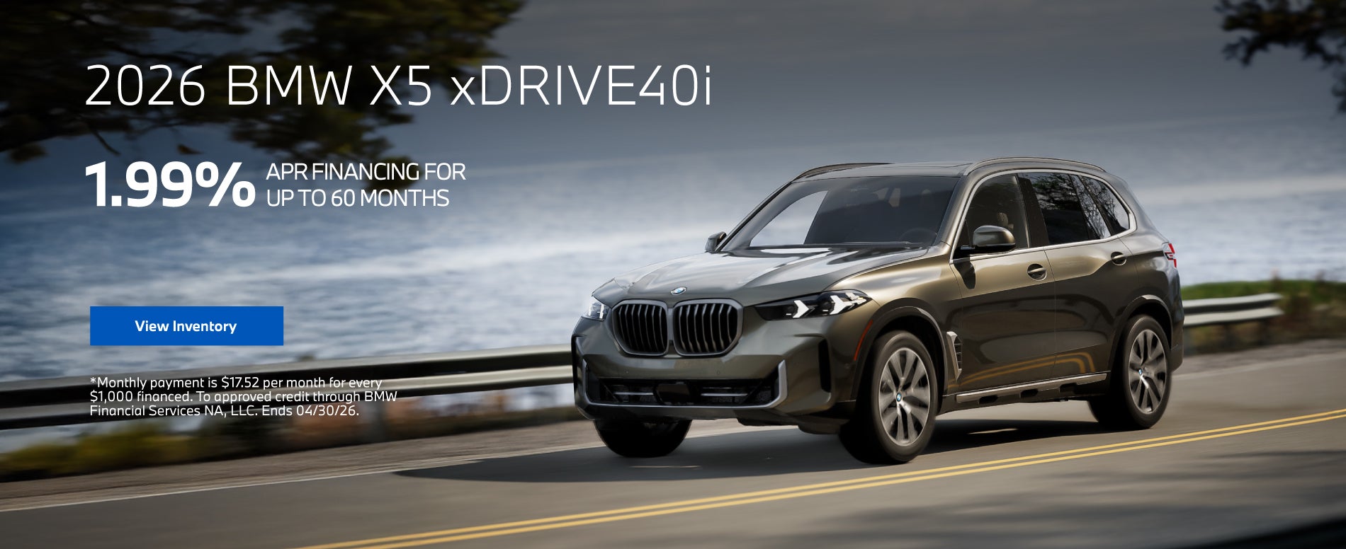 2026 BMW X5 xDrive40i