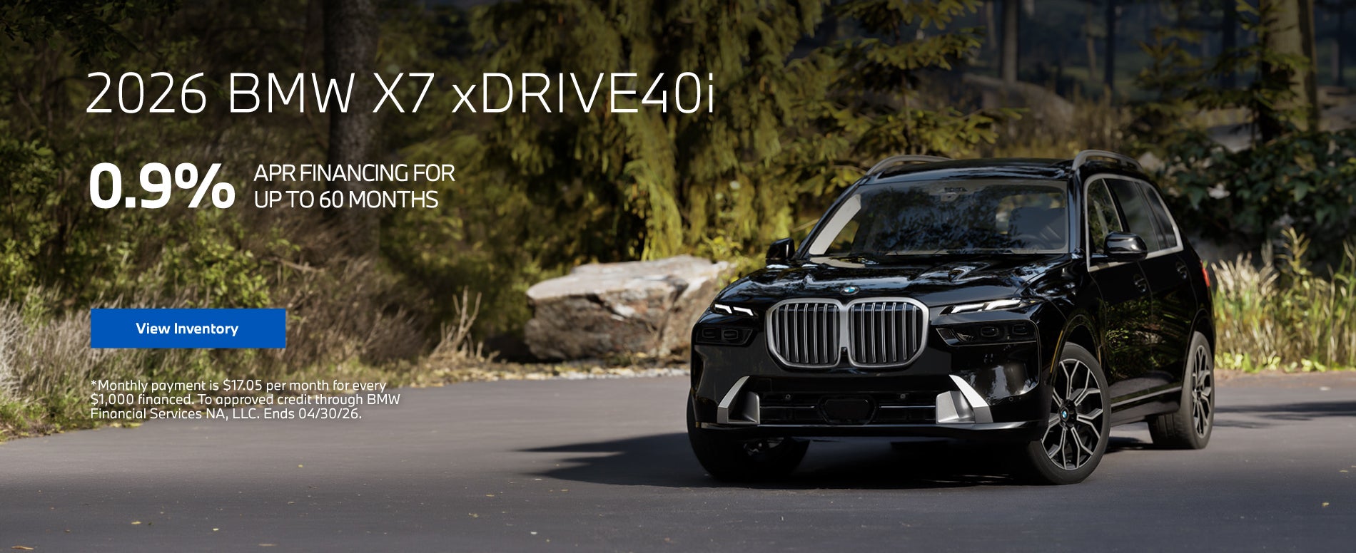 2026 BMW X7 xDrive40i